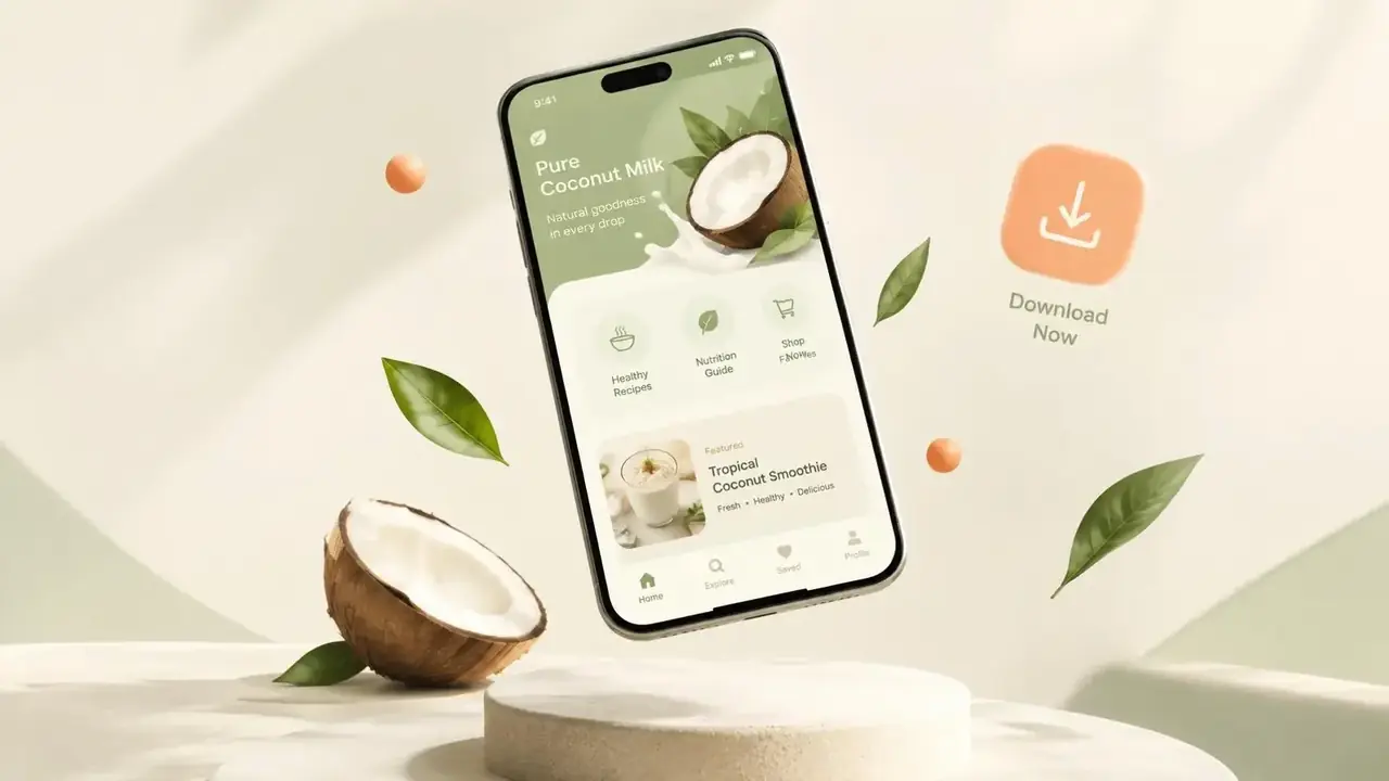 下载漫画短剧APP 漫画短剧 APP 下载宣传横幅,清爽的绿色界面手机悬浮画面